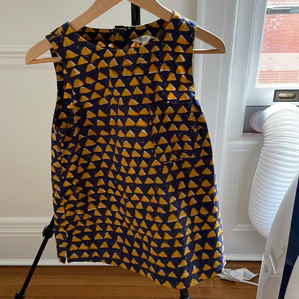 British clothing, company,- Toast /cotton poplin batik print shirt  - SZ 8 EUC